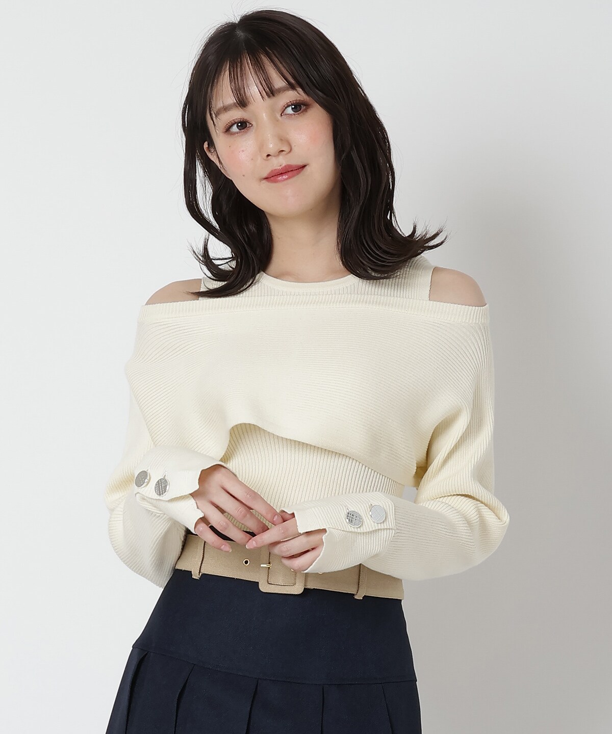 ニットセットトップス