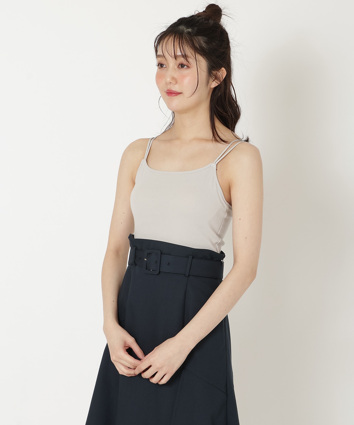 カップ付きインナーキャミソール