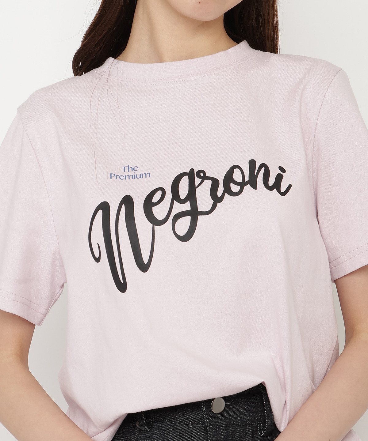 Negroni ロゴプリントTシャツ