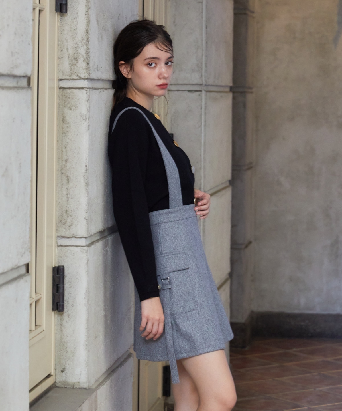 サスペンダースカート