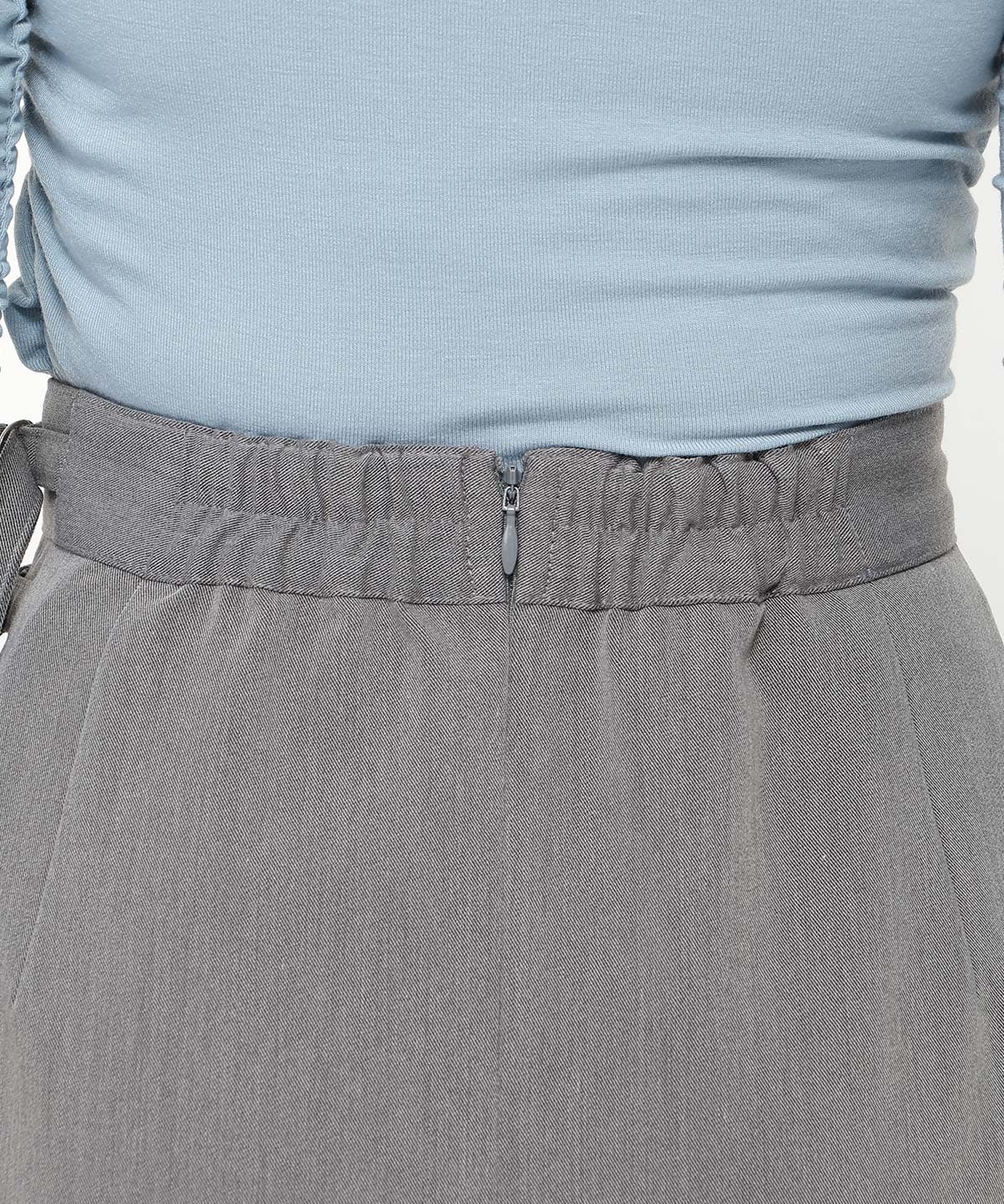 アシメソフトプリーツスカート