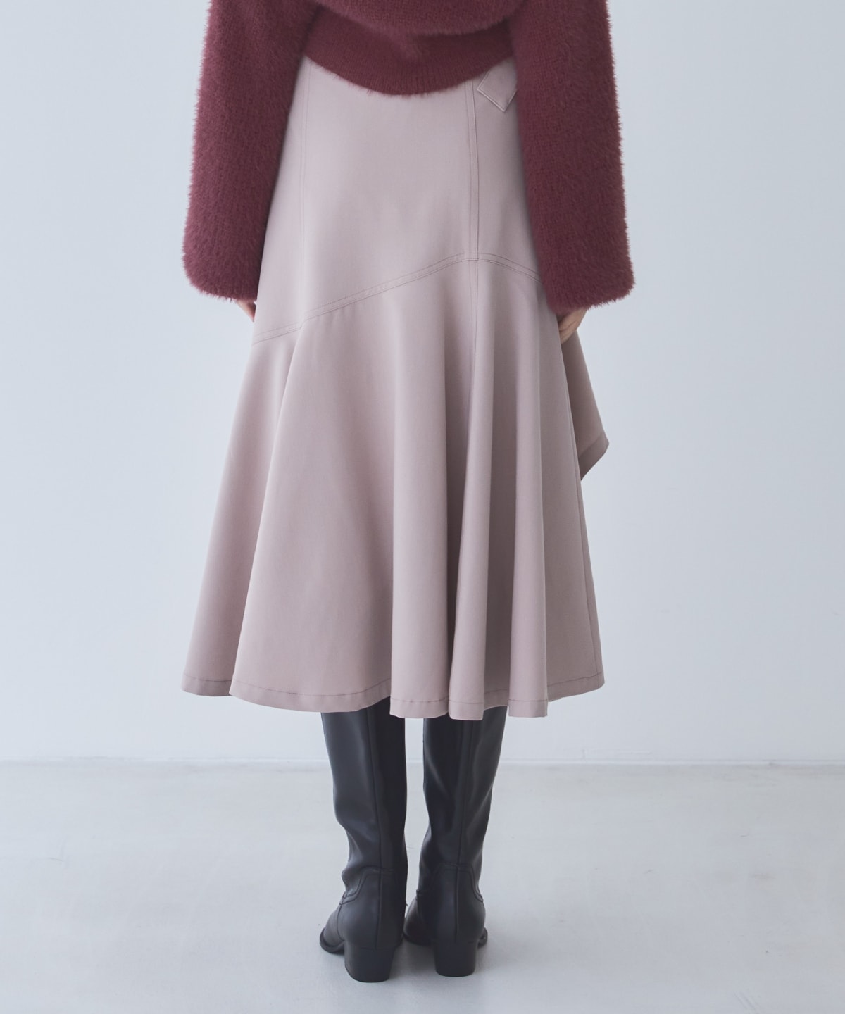 アシメフレアスカート