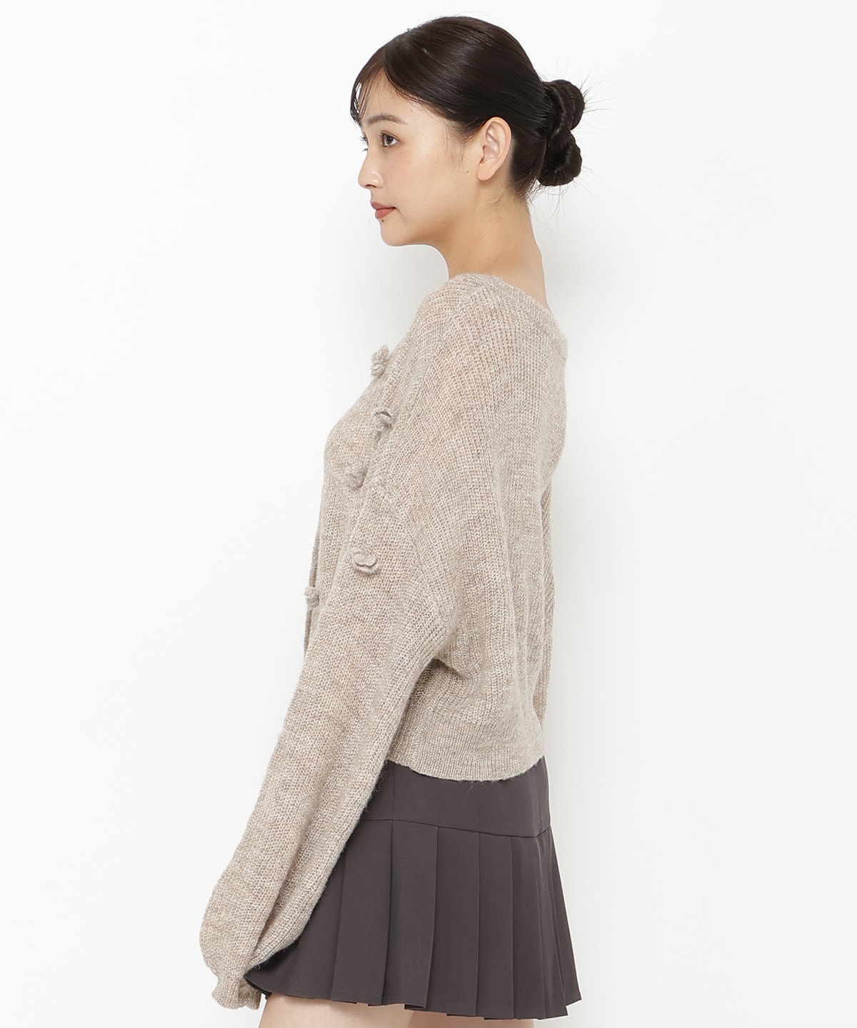 クロシェフラワーカーディガン