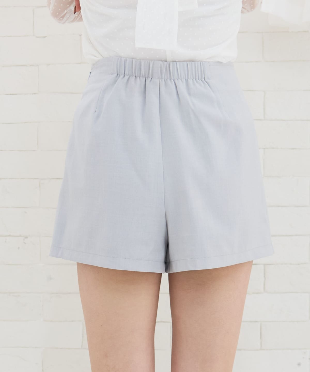 【セットアップ可能】ラップデザインショートパンツ