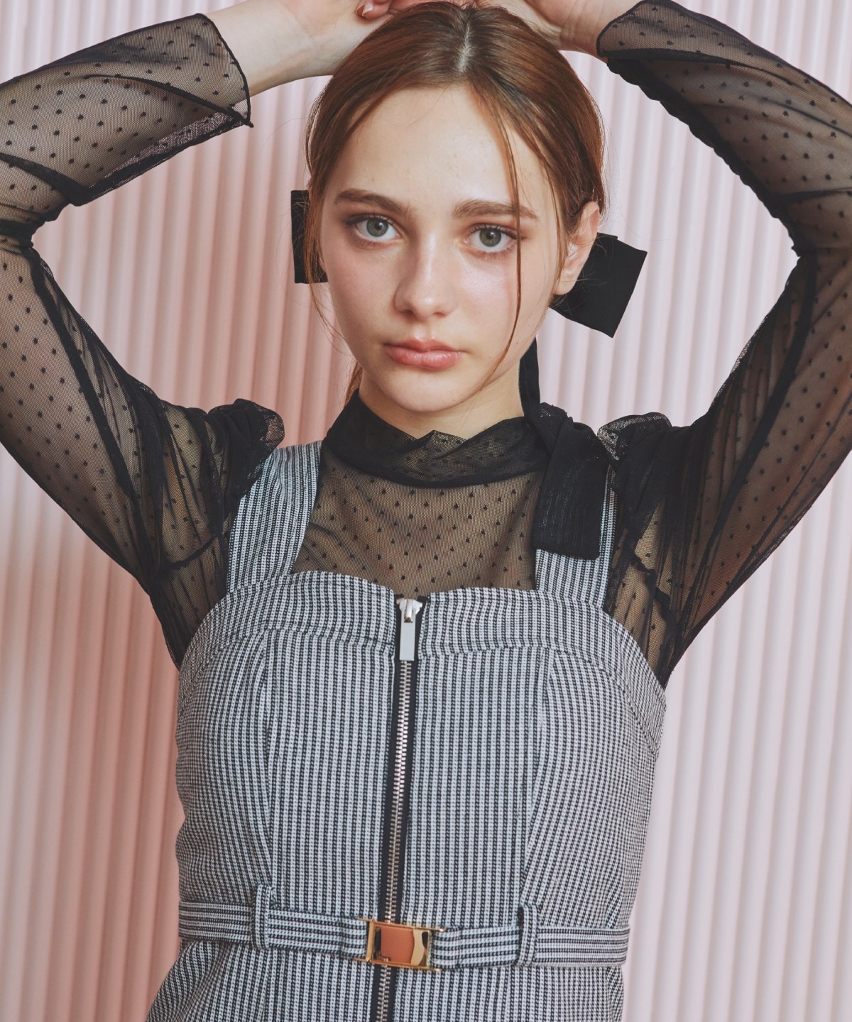 サイドプリーツジャンパースカート