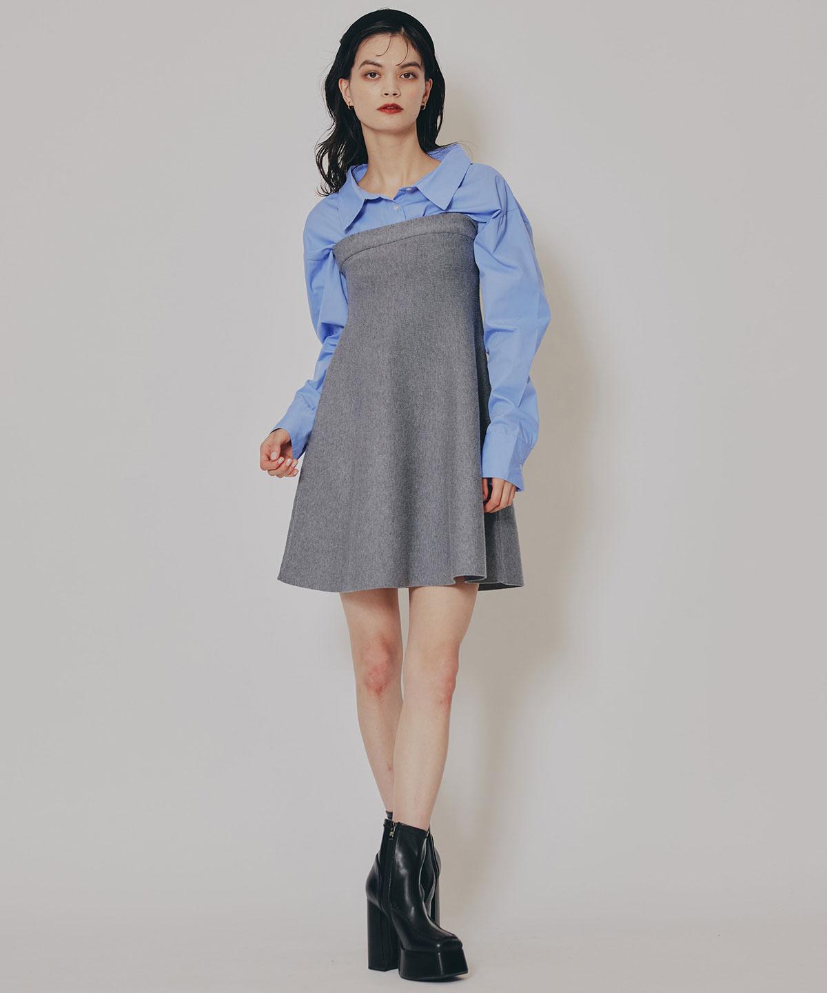 マルチWAYドッキングニットワンピース