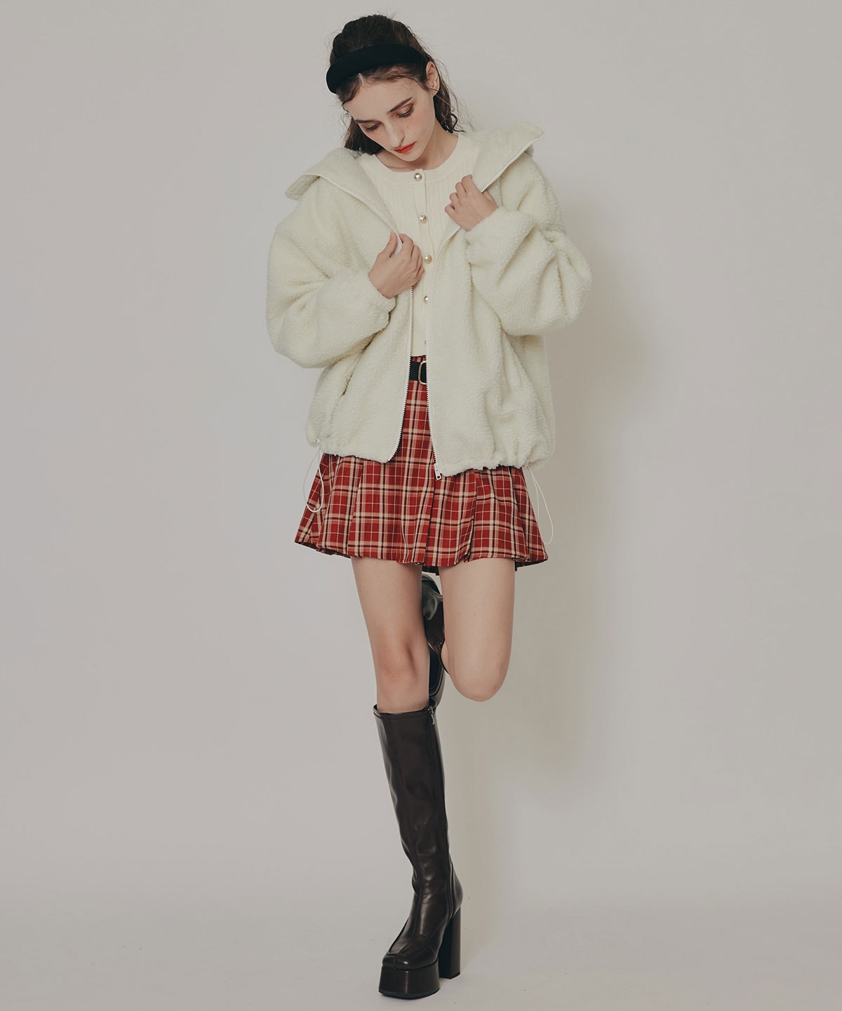 AZELCLUBボアパーカー