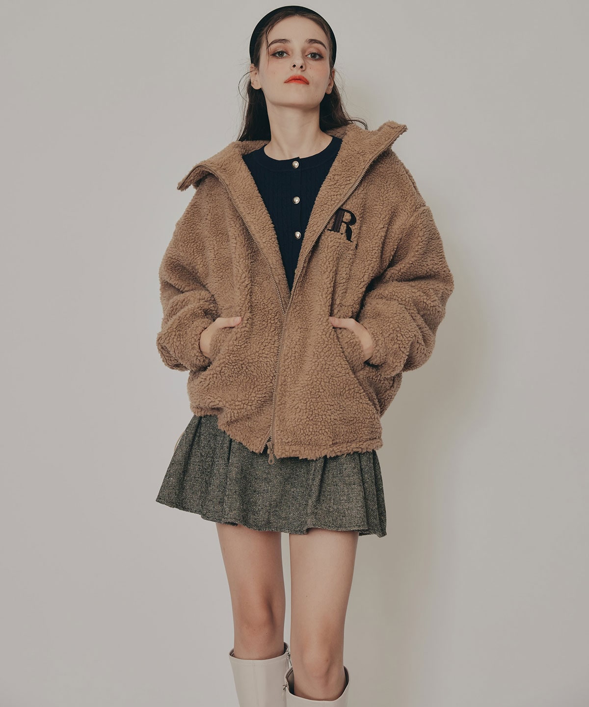 AZELCLUBボアパーカー