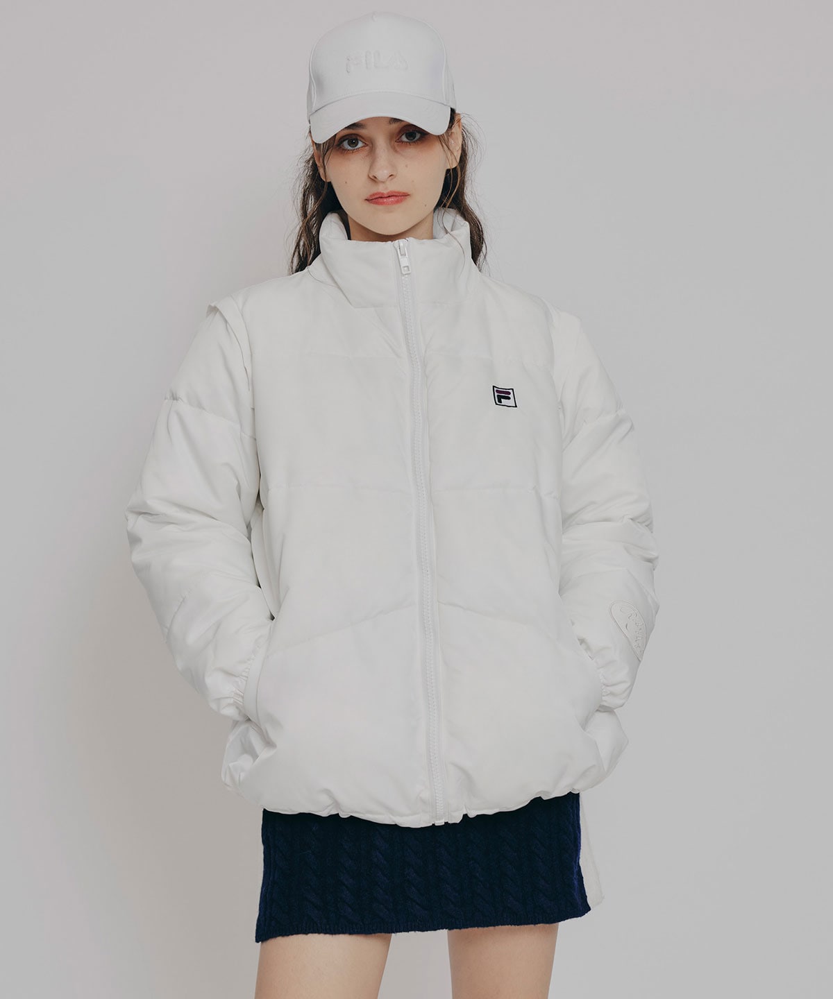 ［FILA×REDYAZEL］2WAYフェイクダウンジャケット