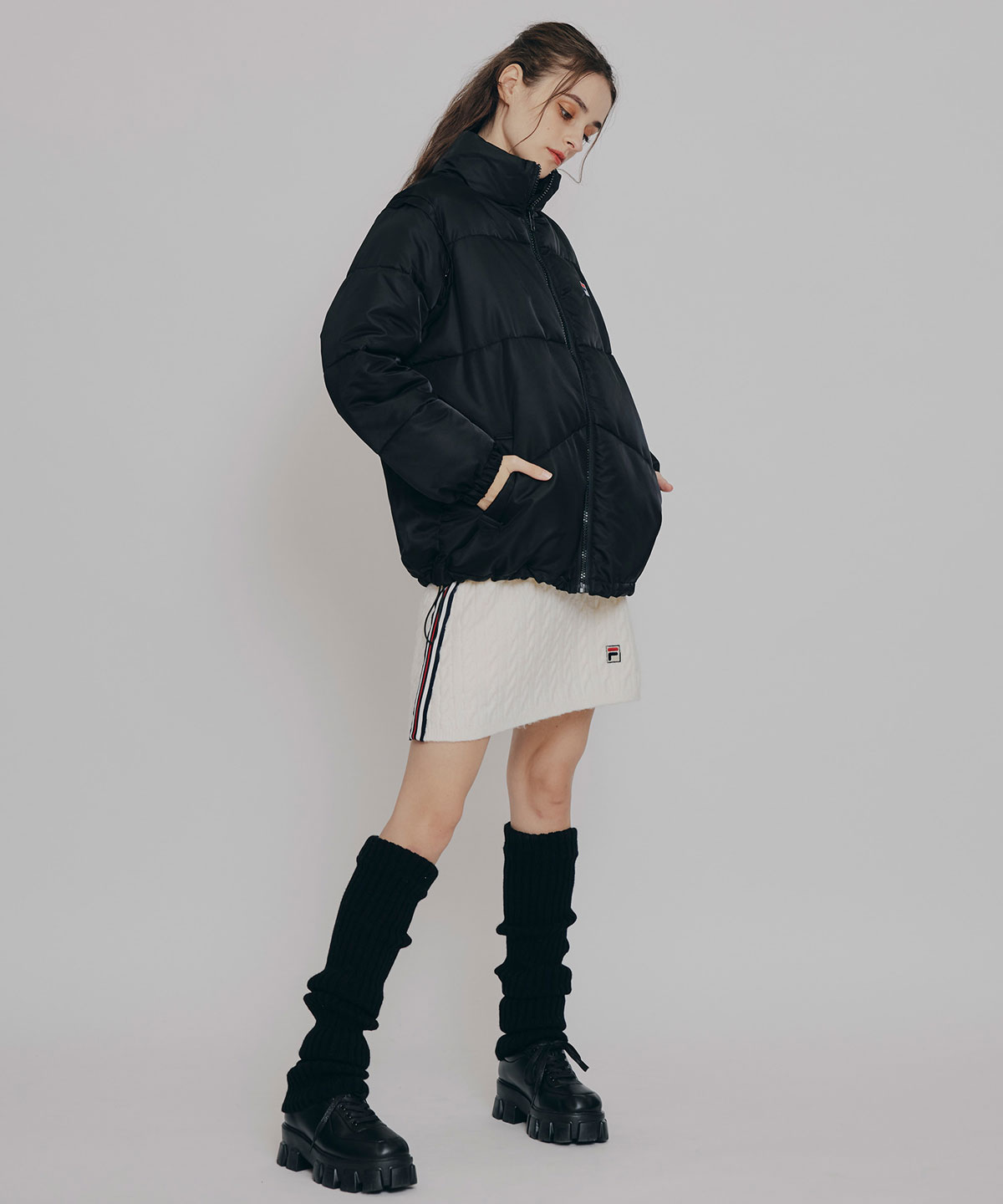 ［FILA×REDYAZEL］2WAYフェイクダウンジャケット