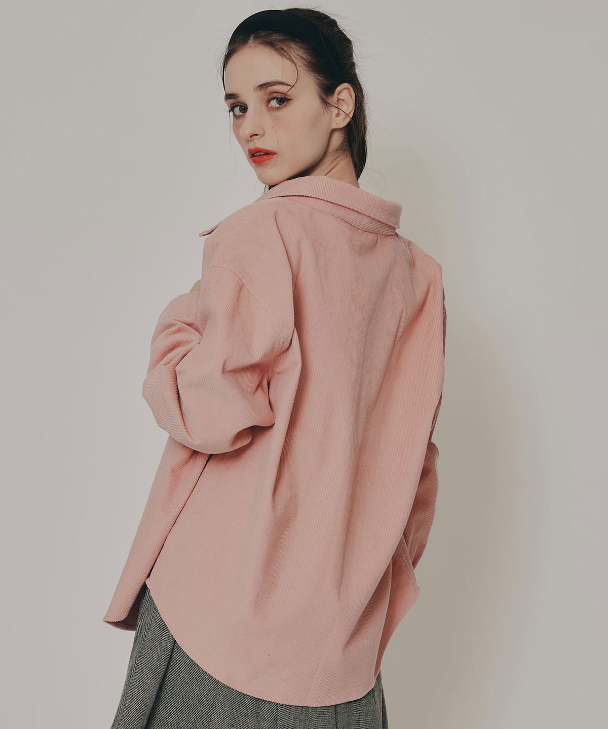 ロゴワッペンオーバーシャツ