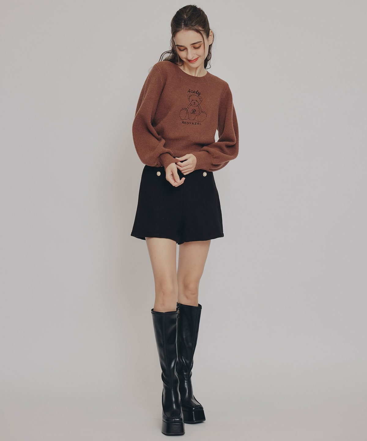 Azelyフラッフィニットプルオーバー