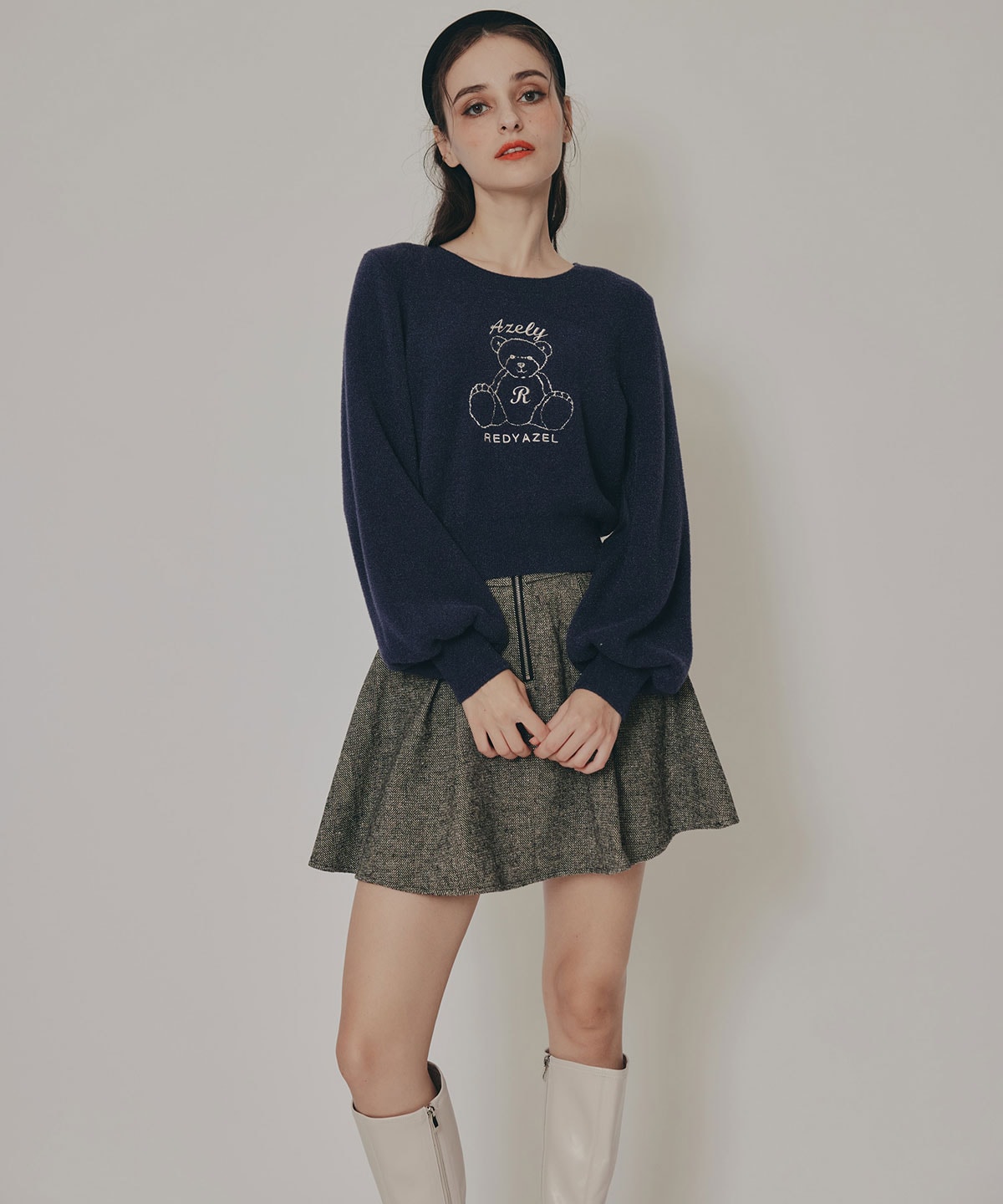 Azelyフラッフィニットプルオーバー