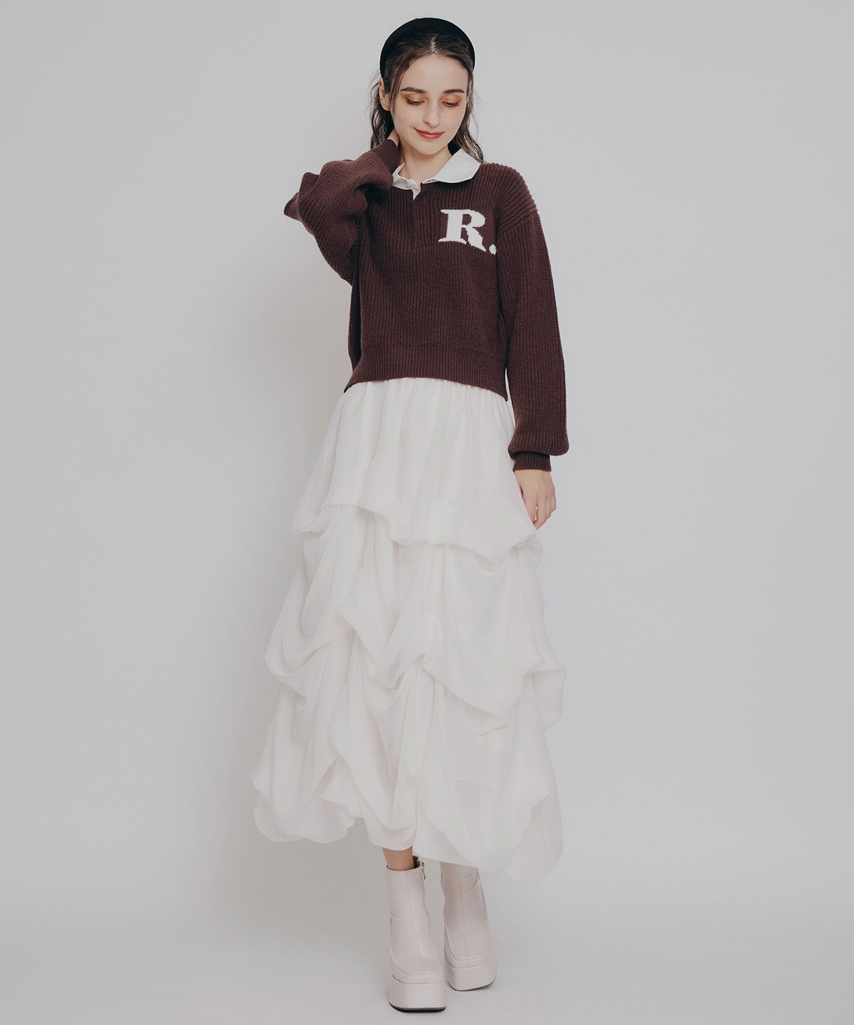 R.カレッジポロニットプルオーバー