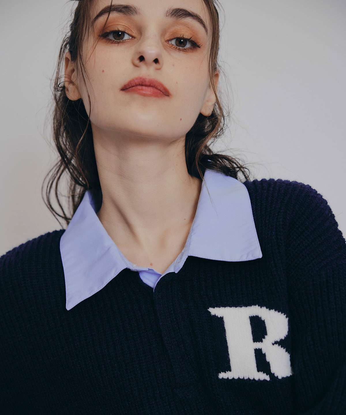 R.カレッジポロニットプルオーバー