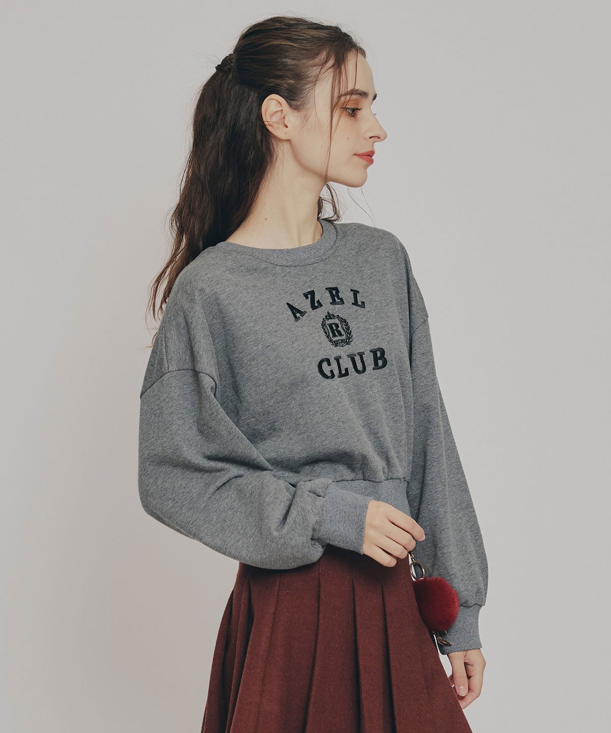 アゼルクラブカレッジロゴスウェットプルオーバー
