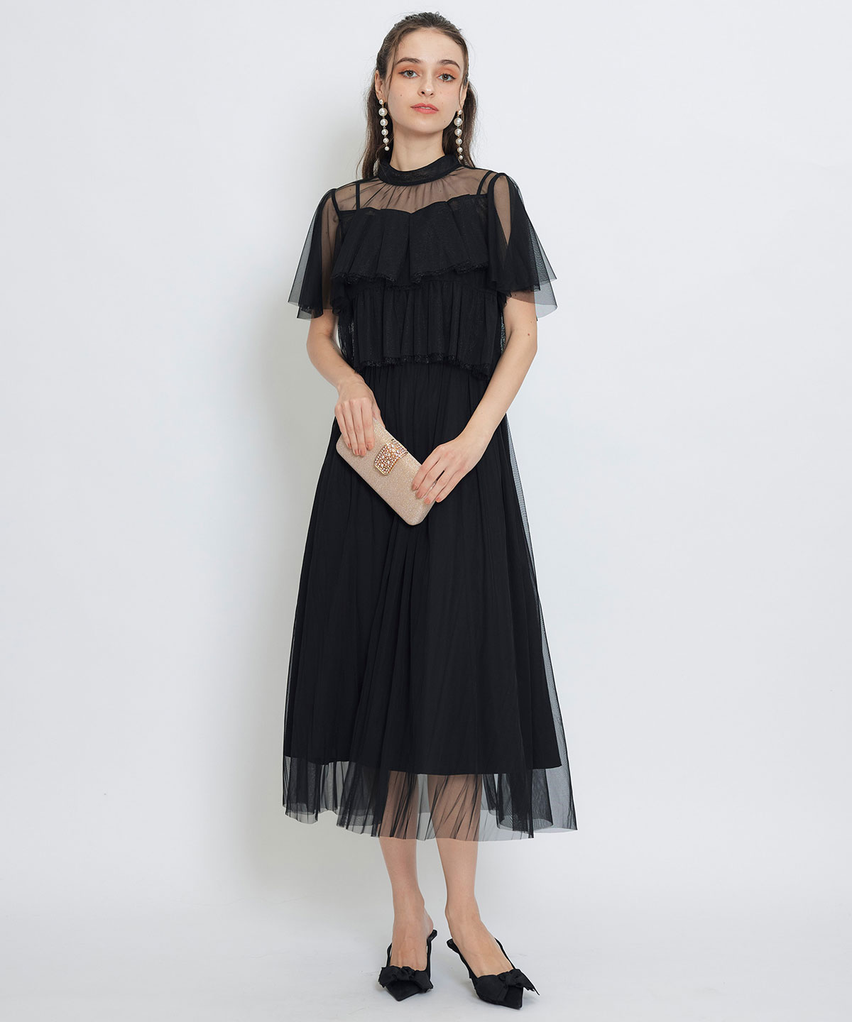 グリッター2WAYクラッチバッグ