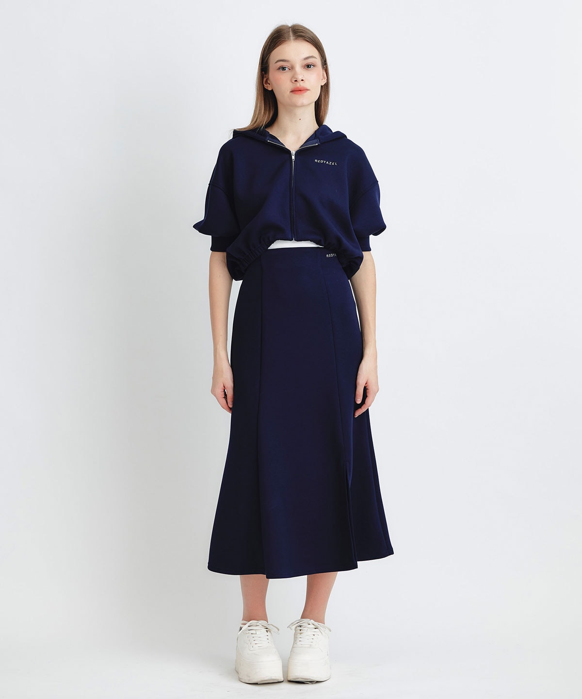 ダンボールセミマーメイドスリットロングスカート