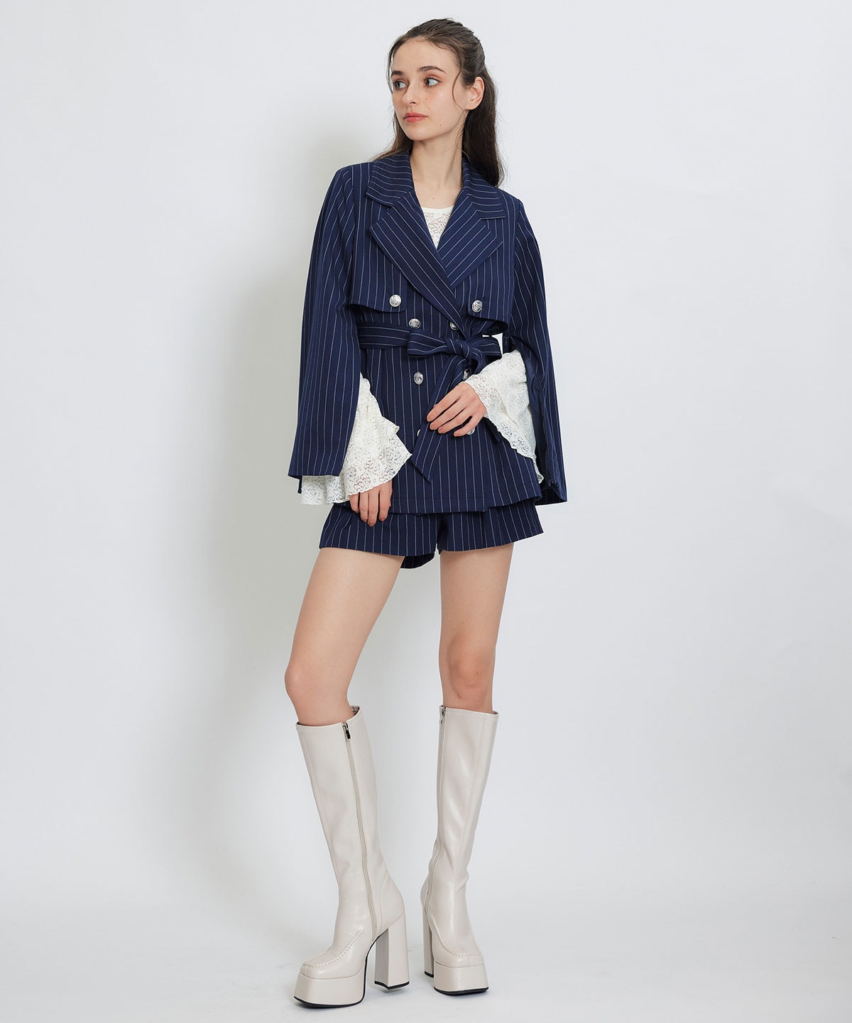 【セットアップ可能】ベーシックタックショートパンツ