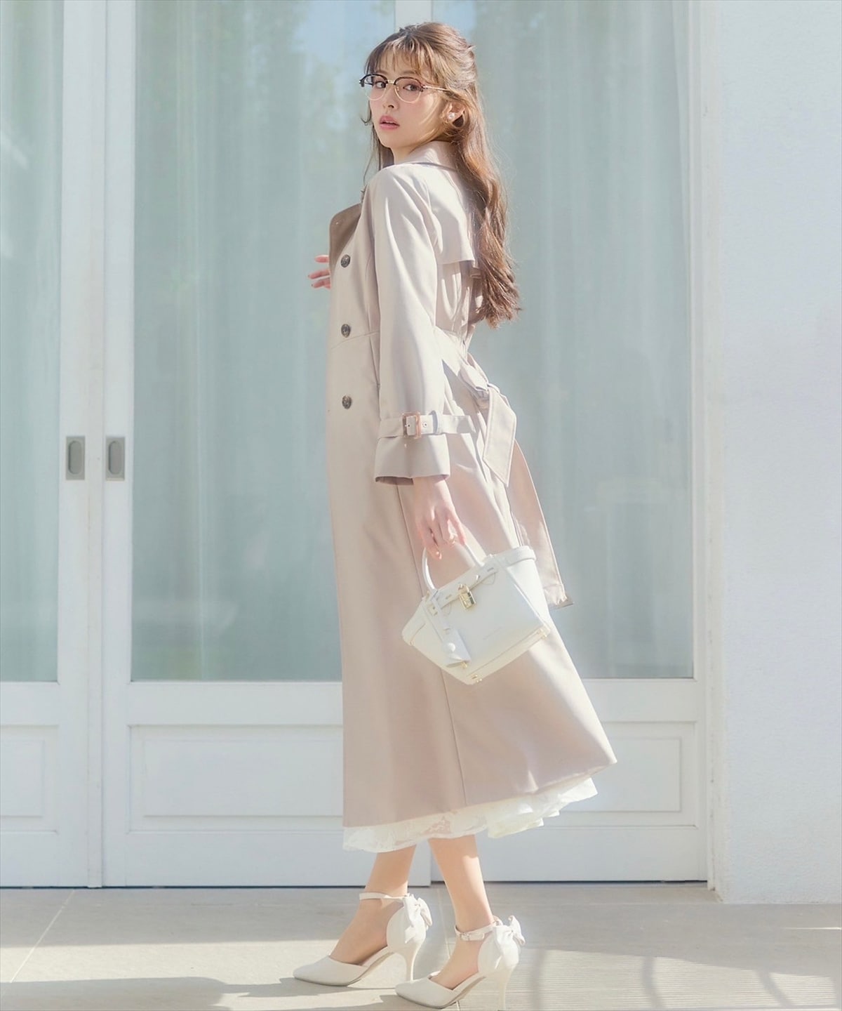 NEWベーシック美シルエットトレンチコート