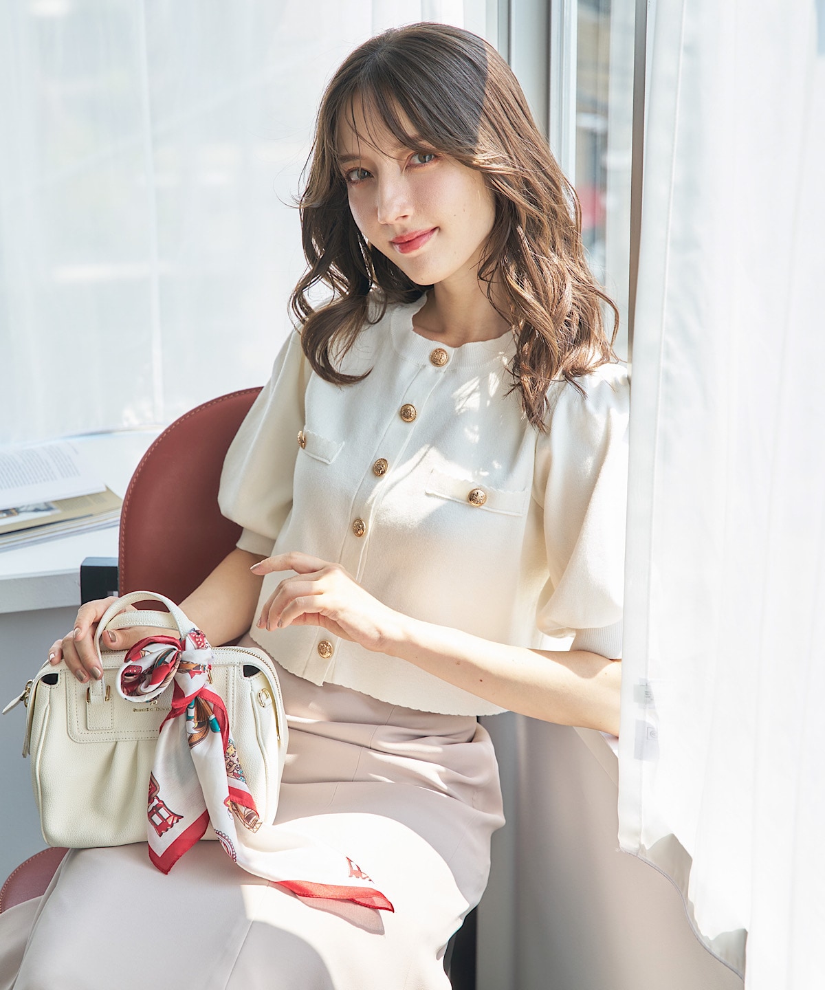 【日本製】ベルト付きマーメイドスカート