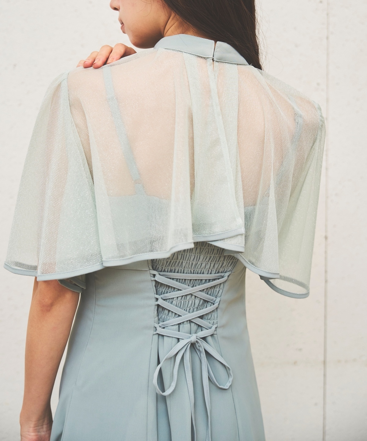 ラメチュールボレロセットアップフレアドレス