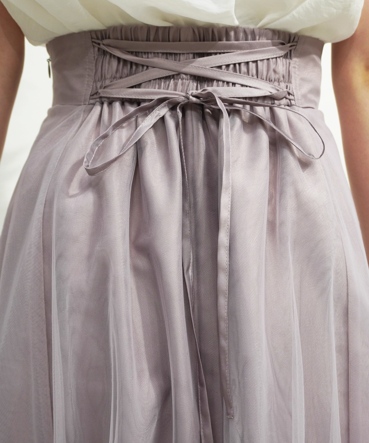 【4/17(Fri)予約開始】リボンタックバルーンチュールスカート