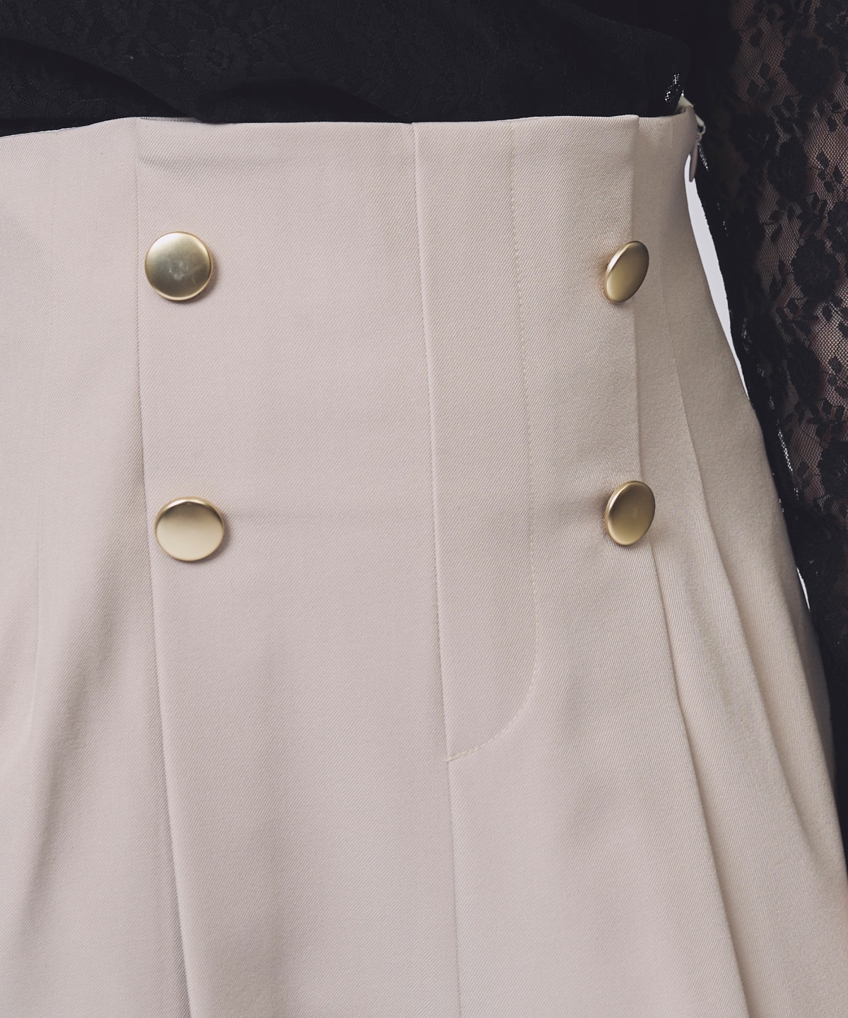 【1/30(Fri)発売開始】ハイウエストタックワイドパンツ