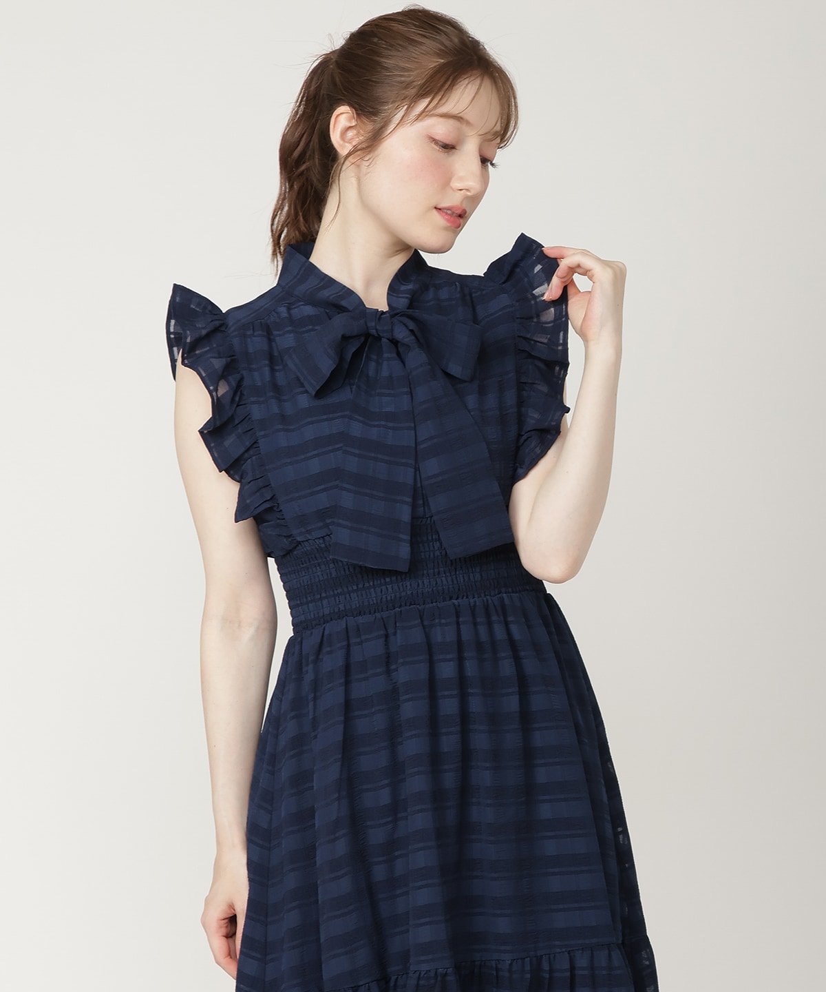【5/29発売】フリルボウタイワンピース