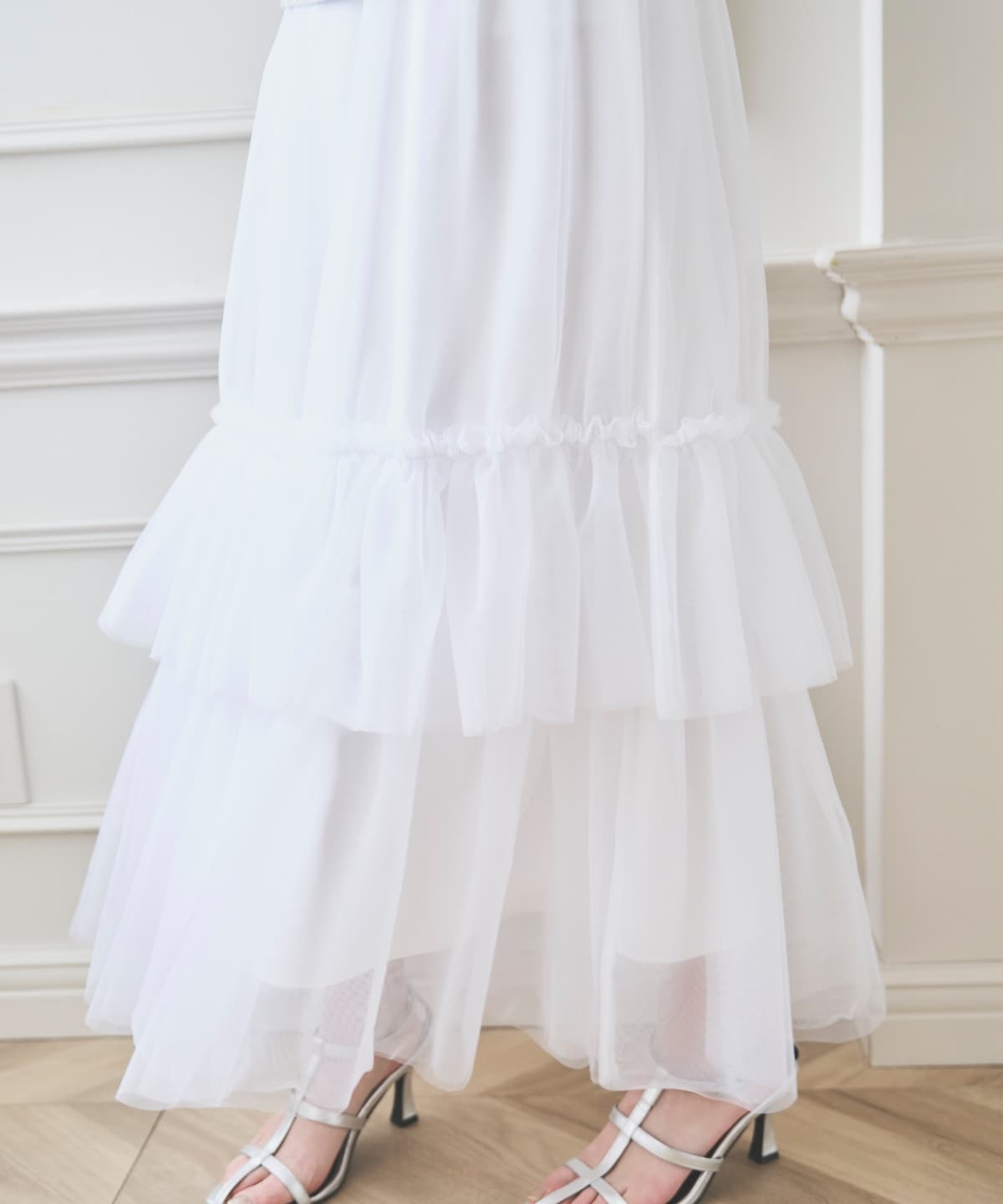 【3/31(Tue)発売】ツィードジレチュールスカートドッキングワンピース