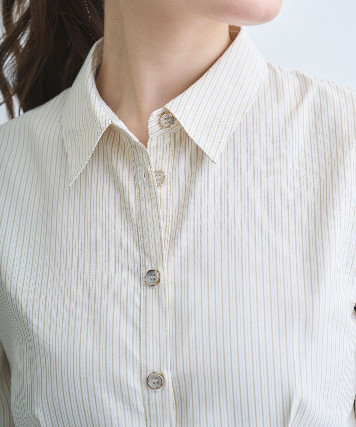 【3/28(Sat)発売】リボンストライプシャツワンピース