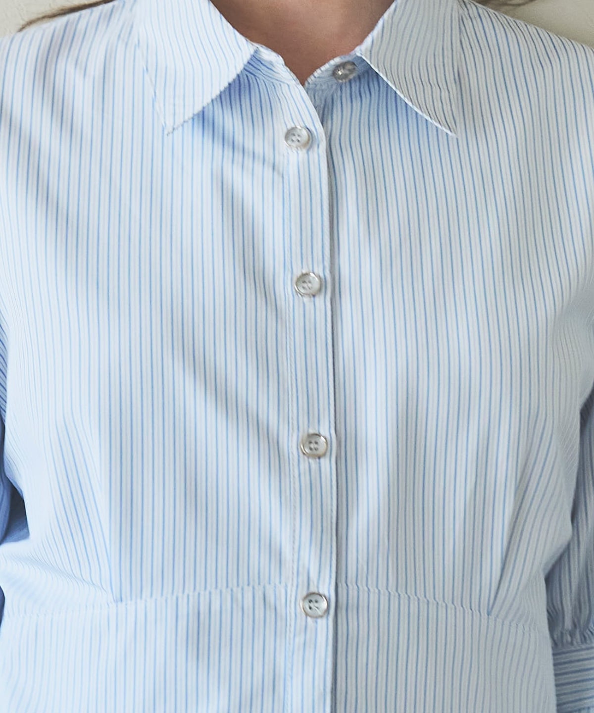 【3/28(Sat)発売】リボンストライプシャツワンピース