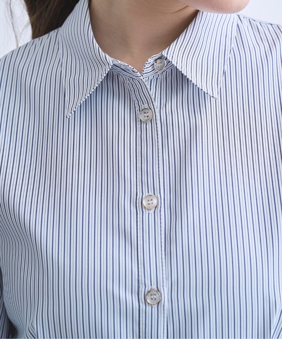 【3/28(Sat)発売】リボンストライプシャツワンピース