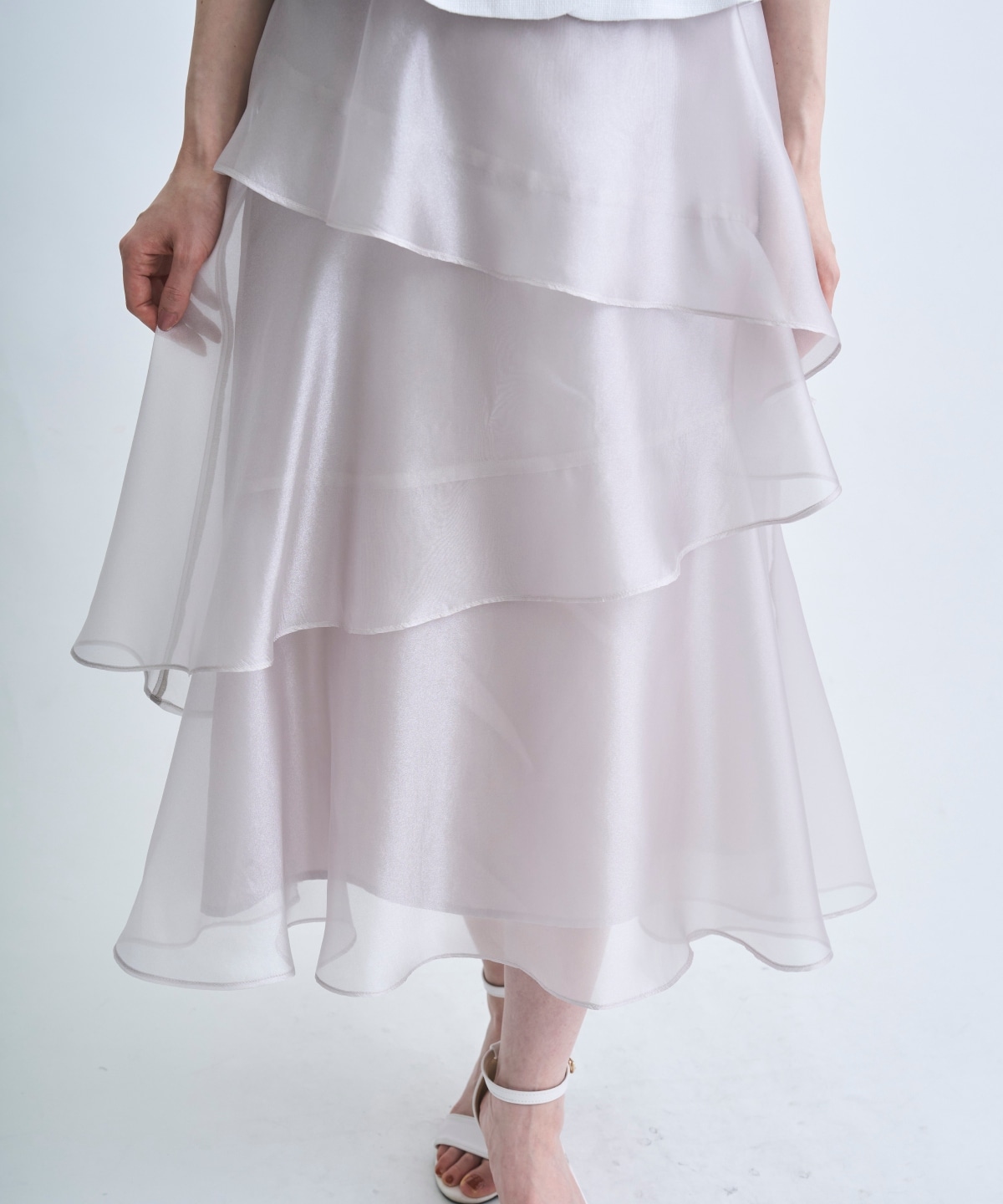 【4/10(Fri)予約開始】ジレドッキングティアードスカートワンピース