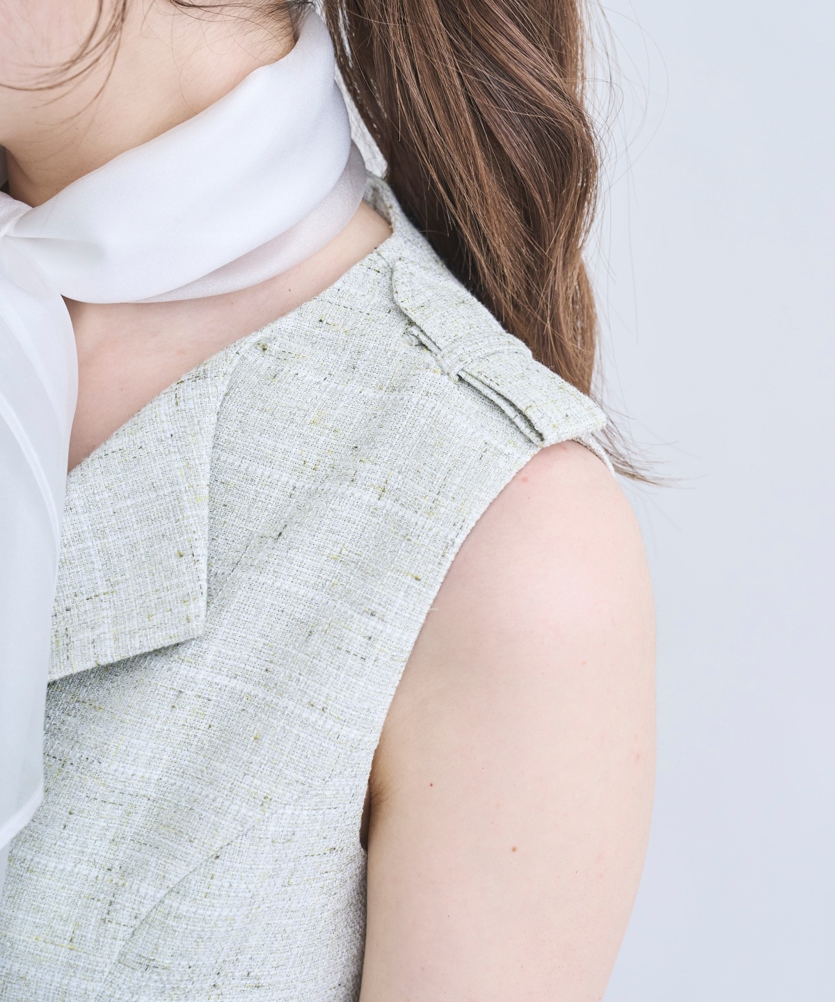 【4/10(Fri)予約開始】ジレドッキングティアードスカートワンピース