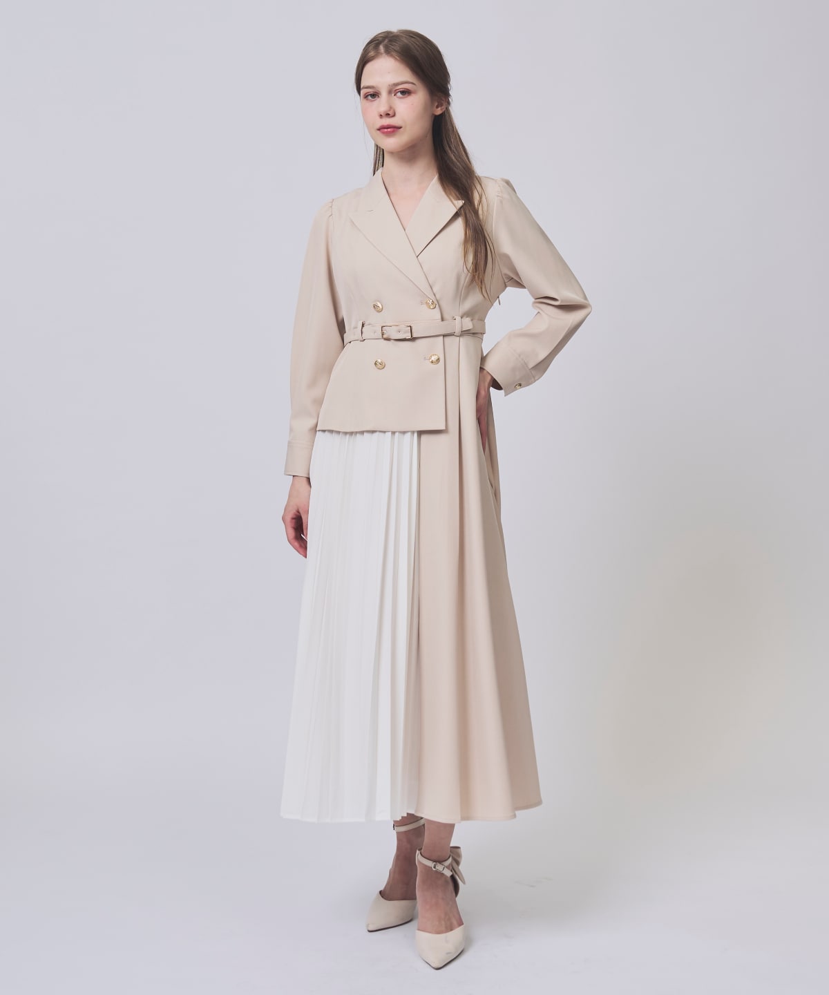 【1/23(Fri)発売】トレンチディテールワンピース