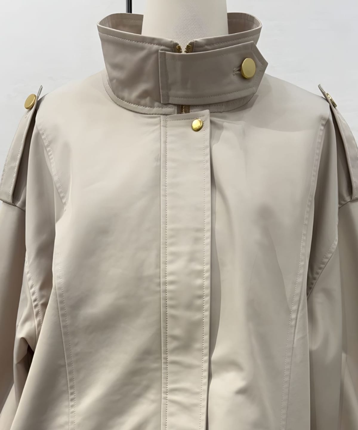 ボリュームスリーブドロストブルゾン