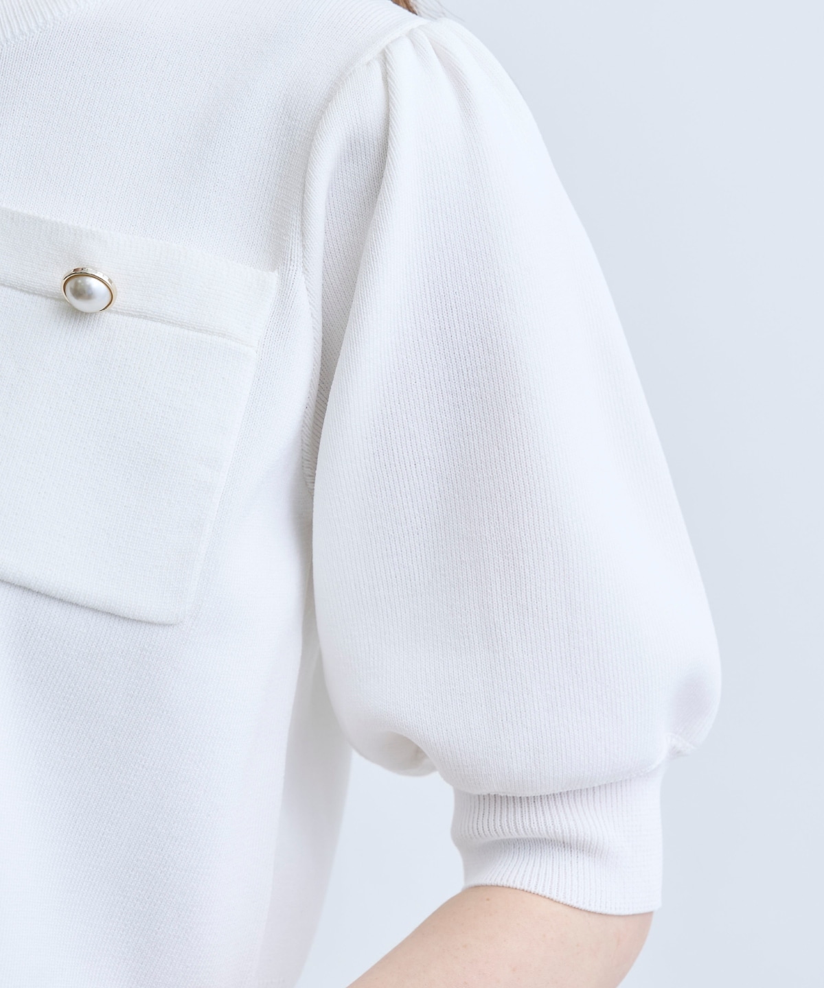 【4/10(Fri)発売】パフスリーブニットカーデプルオーバー