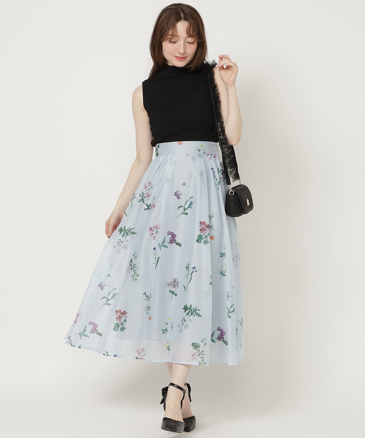 【5/8(Fri)発売】ノースリハイネックラメニット