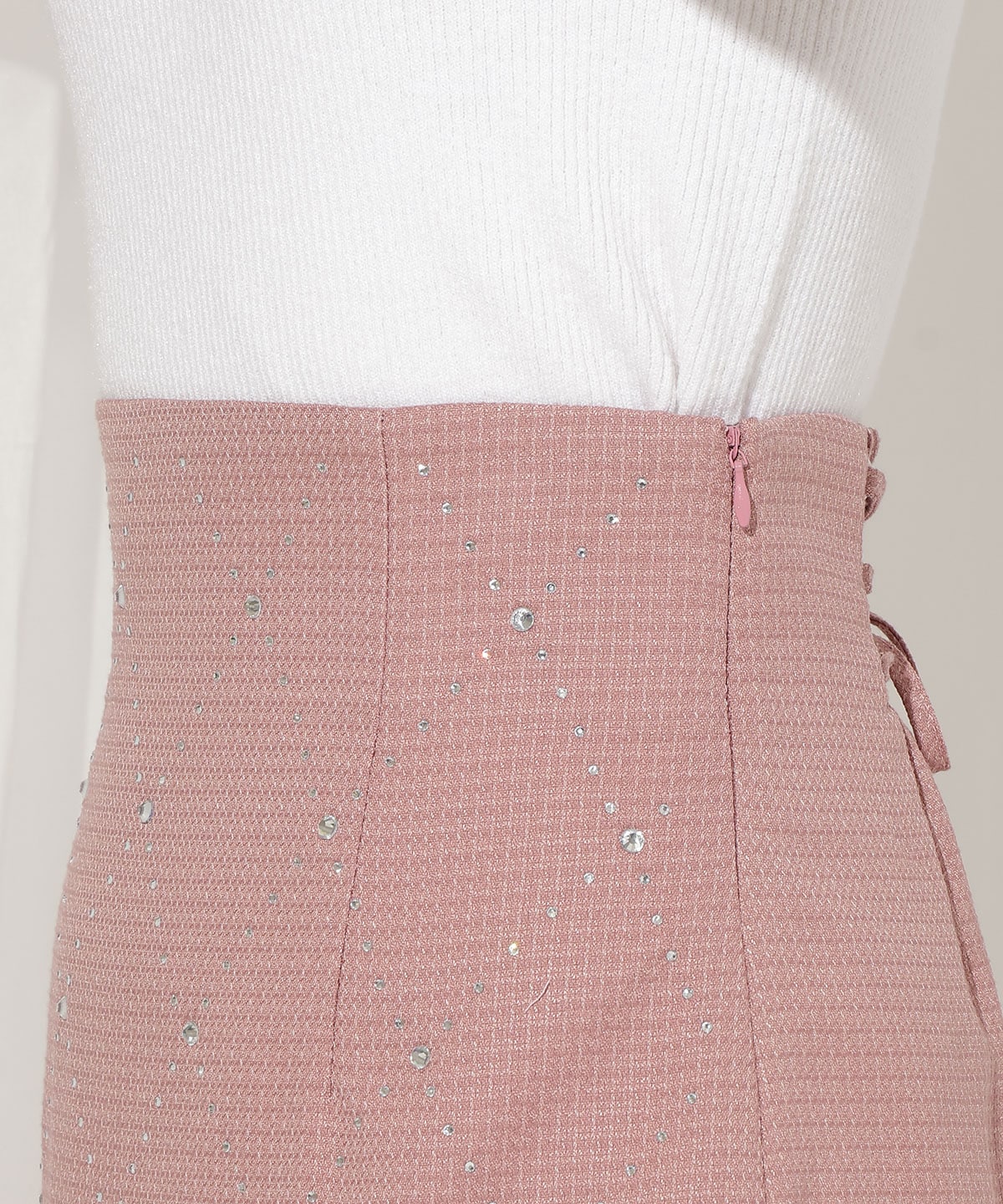 ラインストーンミニスカート