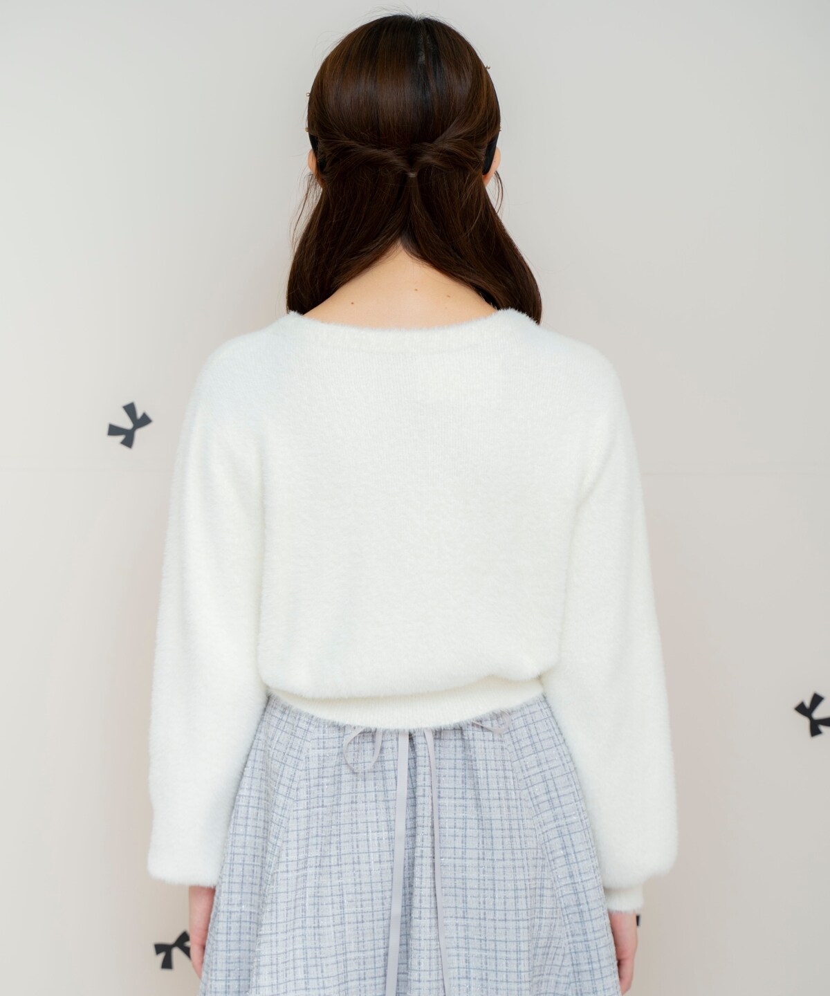 アソートボタンフェザーカーディガン(F ホワイト): WILLSELECTION  