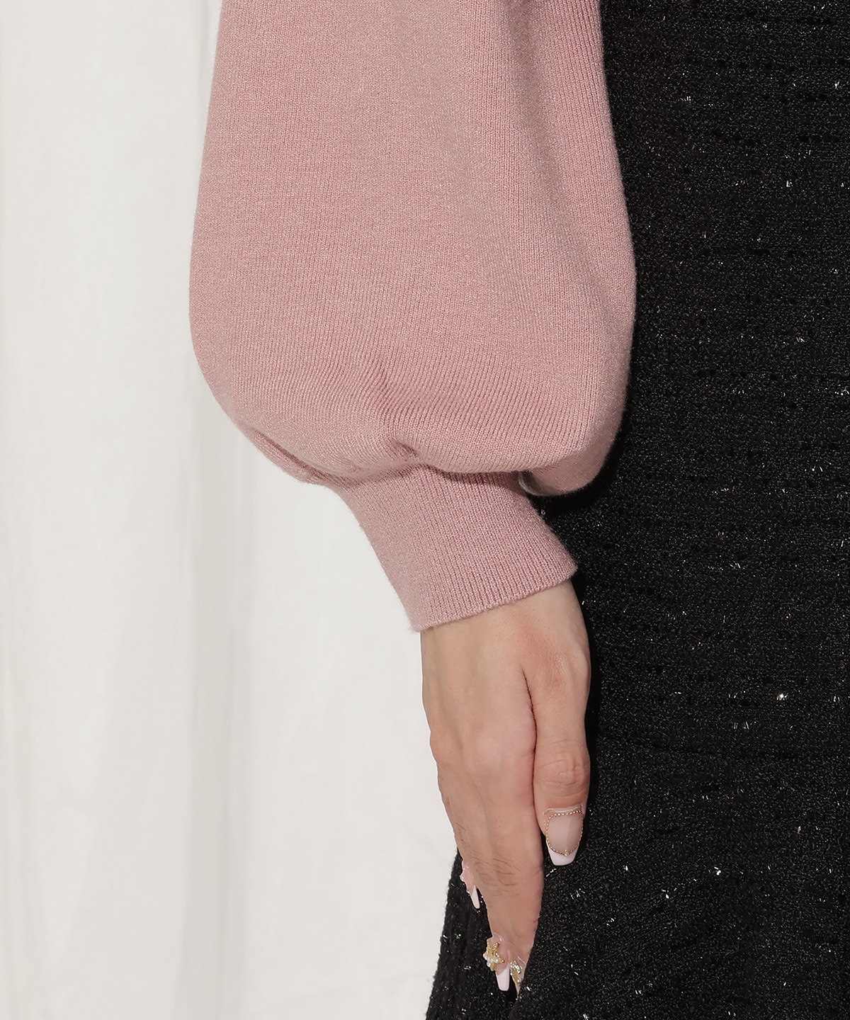 フリルカーディガン×リボンキャミセット