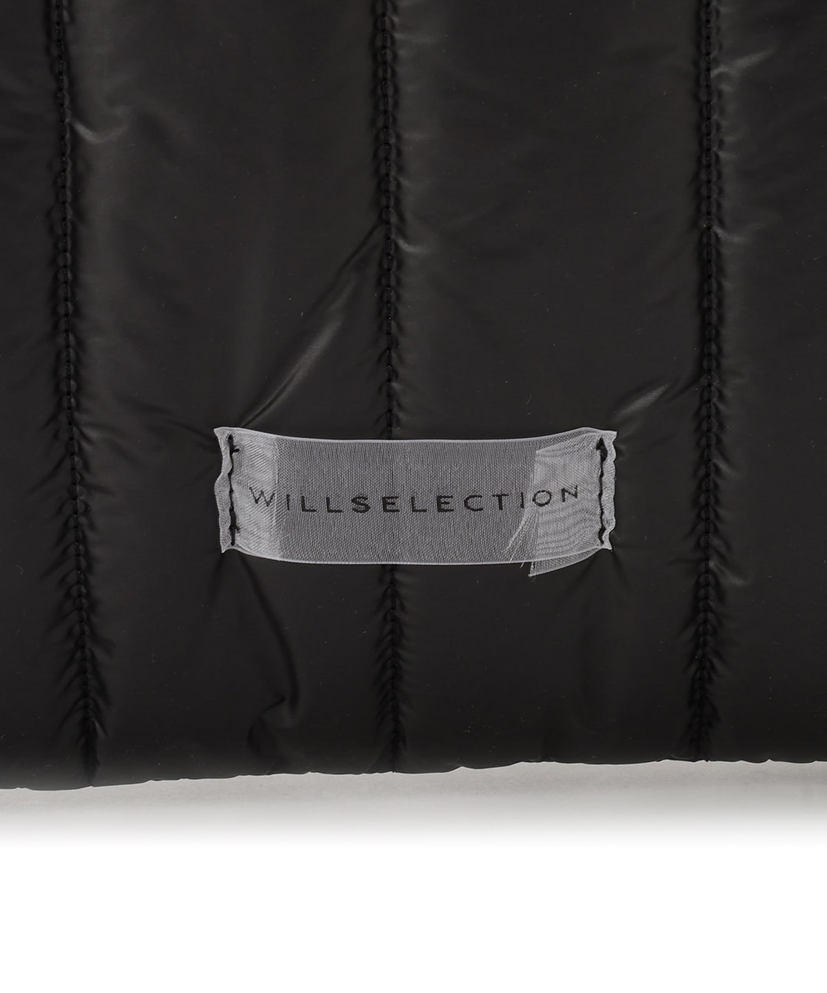 リボンショルダーキルティングトート