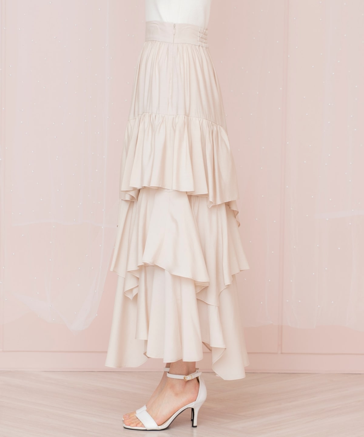 ランダムティアードスカート