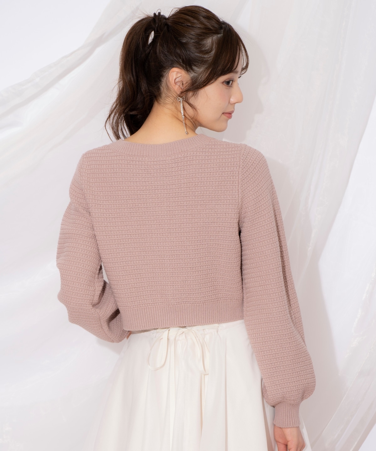 シャイニービジューカーディガン