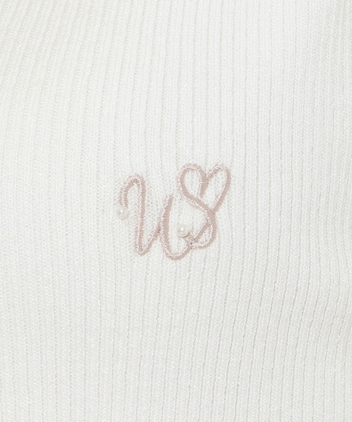 ハートネックニットプルオーバー