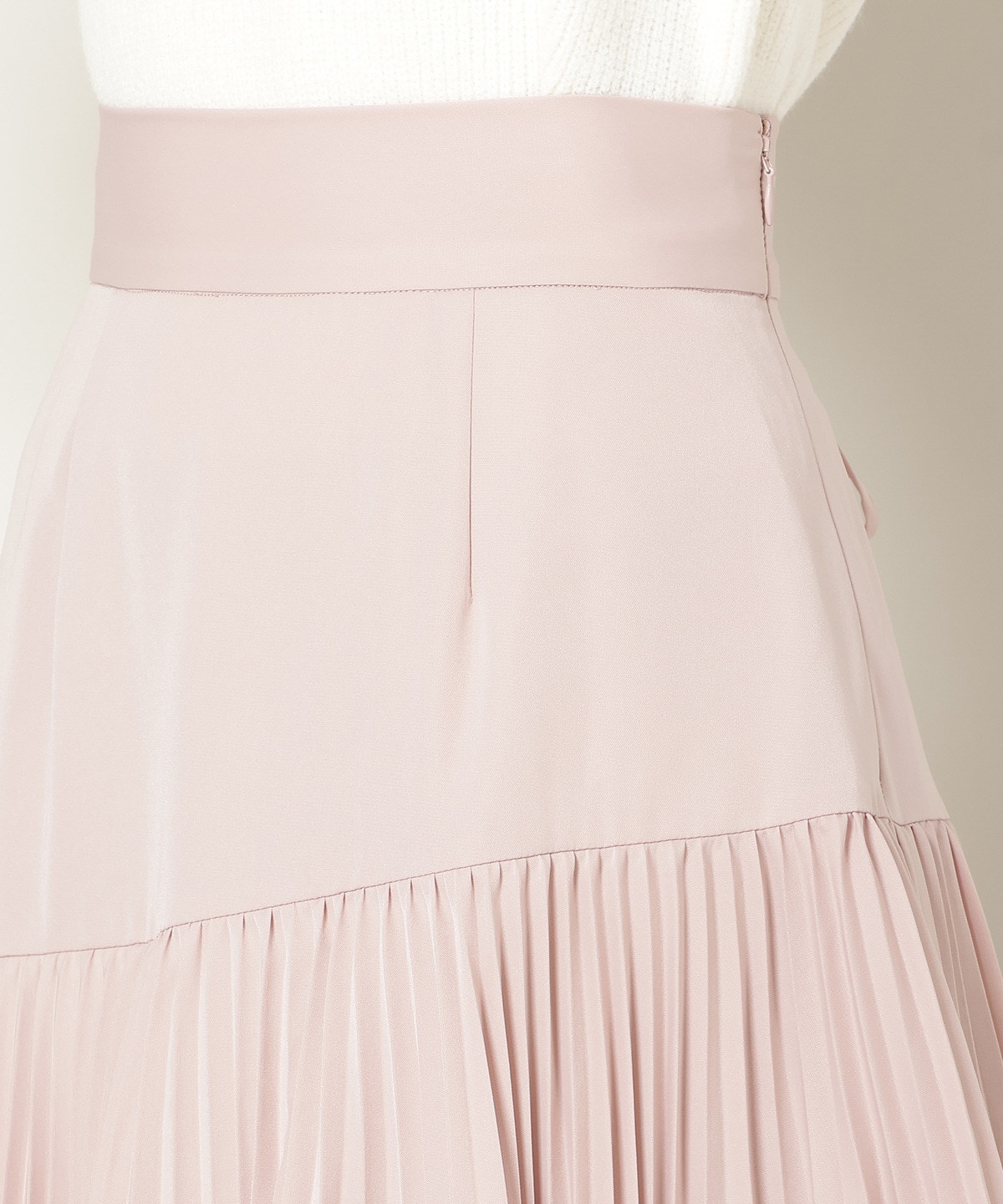 プリーツシフォンティアードスカート