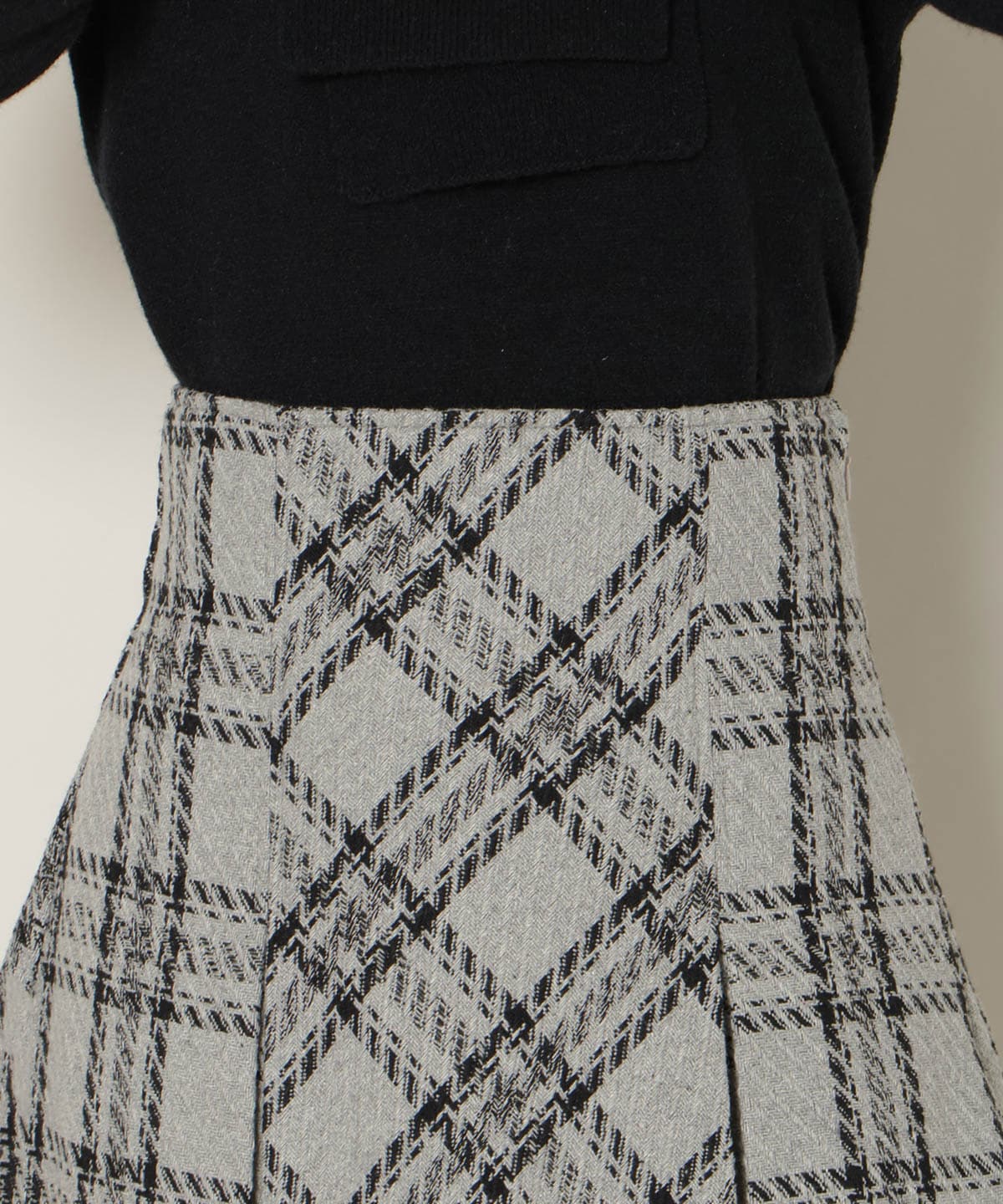 【1/1(thu)10時発売 New Year's Item】ボックスプリーツミニスカート