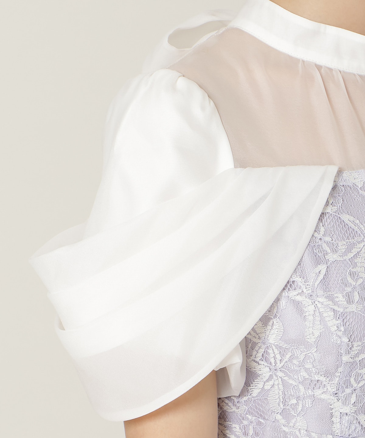 【再入荷予約受付中】シアーベールレースワンピース