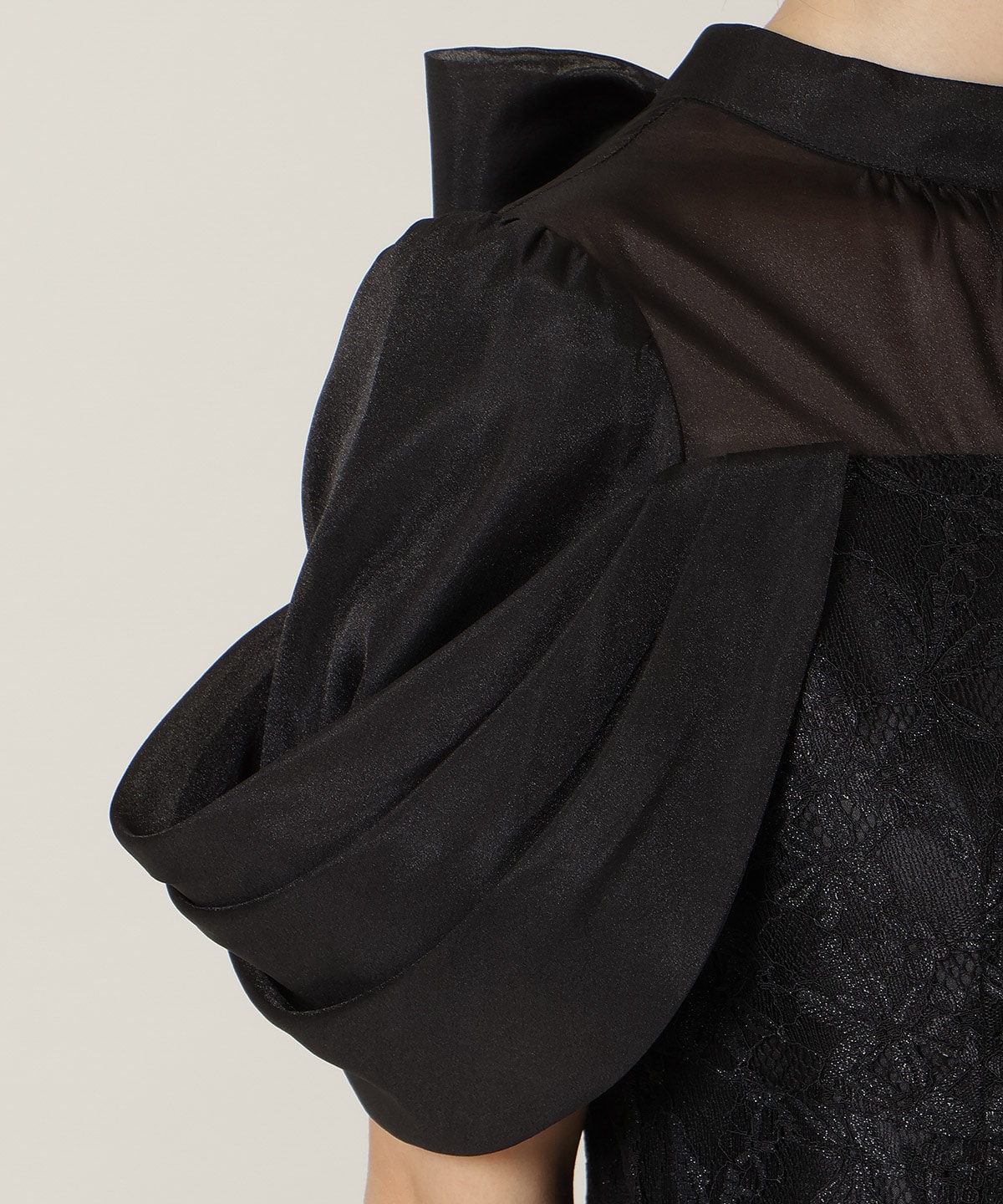 【再入荷予約受付中】シアーベールレースワンピース